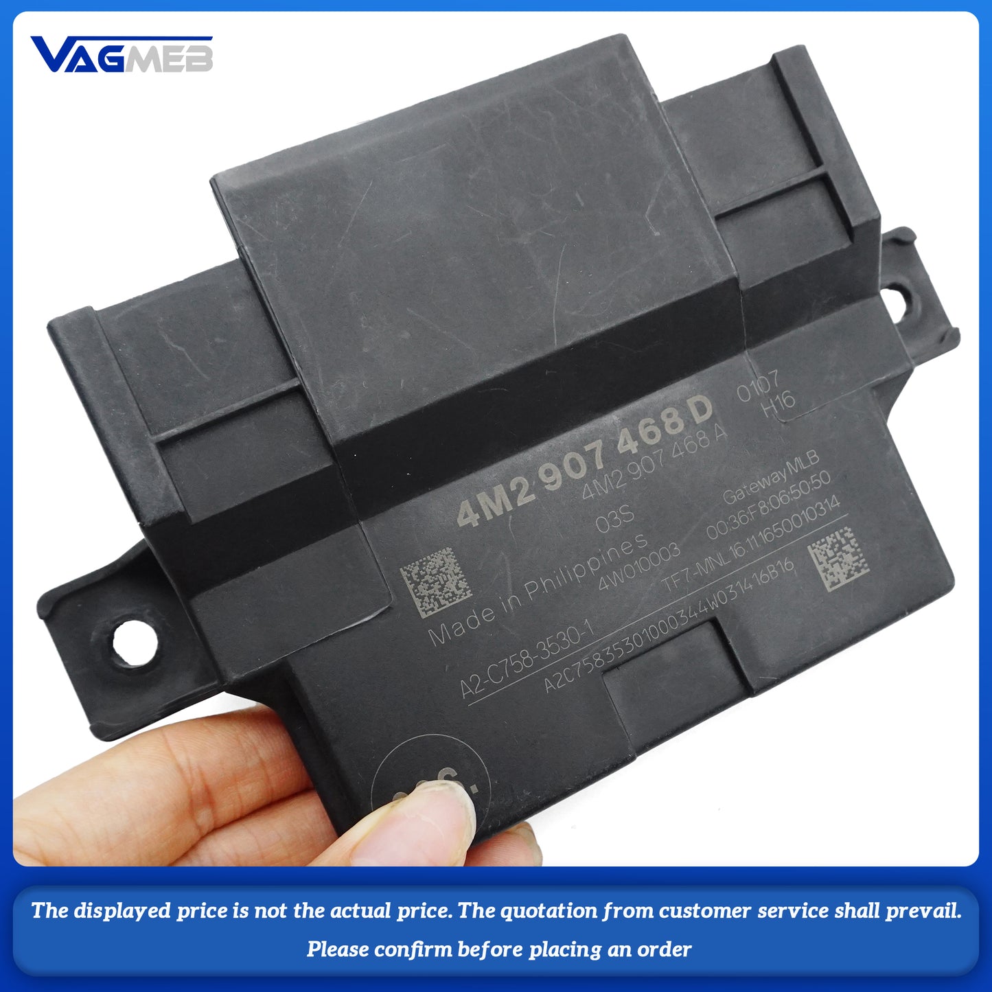 For Audi A4 A5 S5 Q5 Q7 RS4 Network Management Control Module 4M2 907 468D