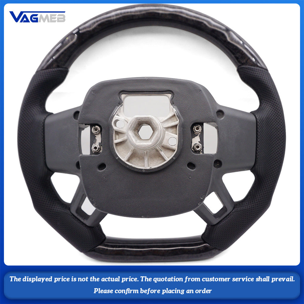 Racing Car Auto Parts Carbon Fiber Steering Wheel For LandRover Defender Full
