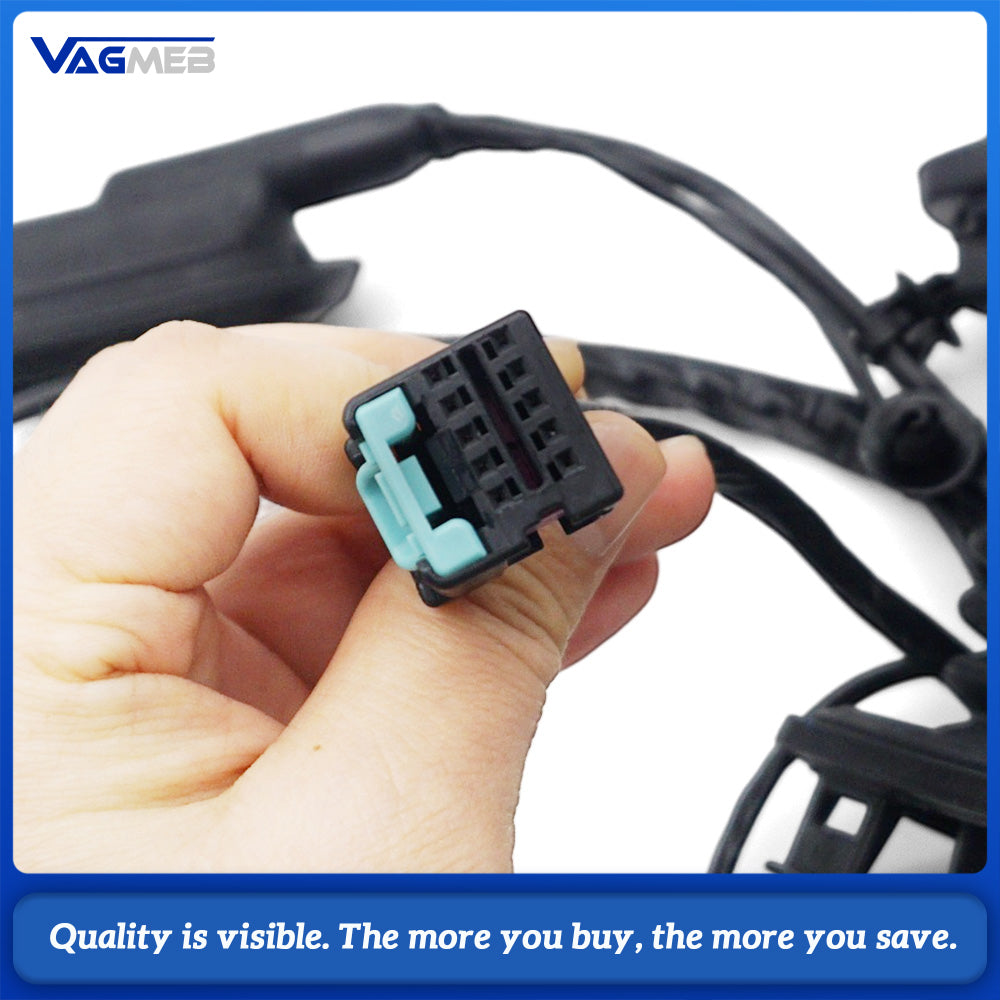 Car Front Left Driver Side Door Wiring Harness Compatible With For VW Jetta MK5 OE 1K5 971 120S Replacement Cable Loom
