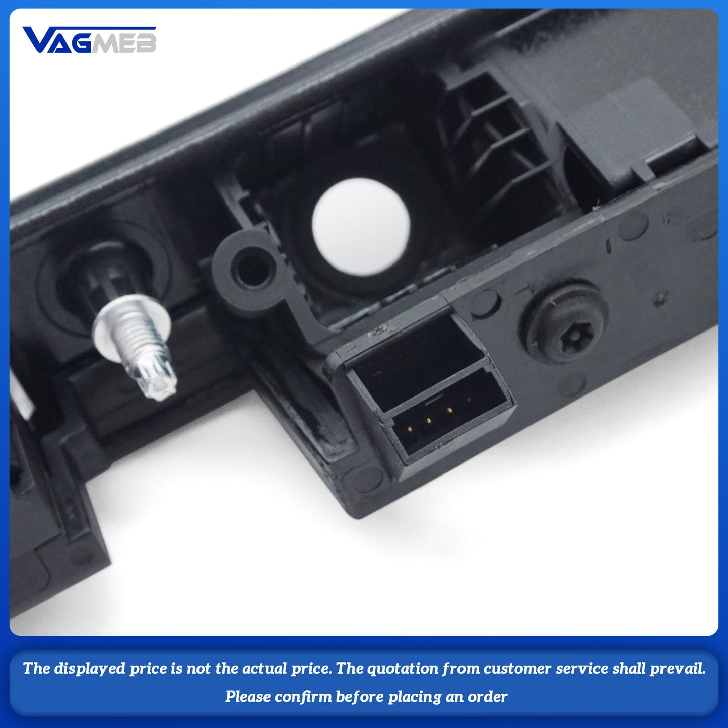 Rear License Plate Light Trunk Tailgate Handle Switch For Audi A3 A4 A6 Q7 RS4 RS6