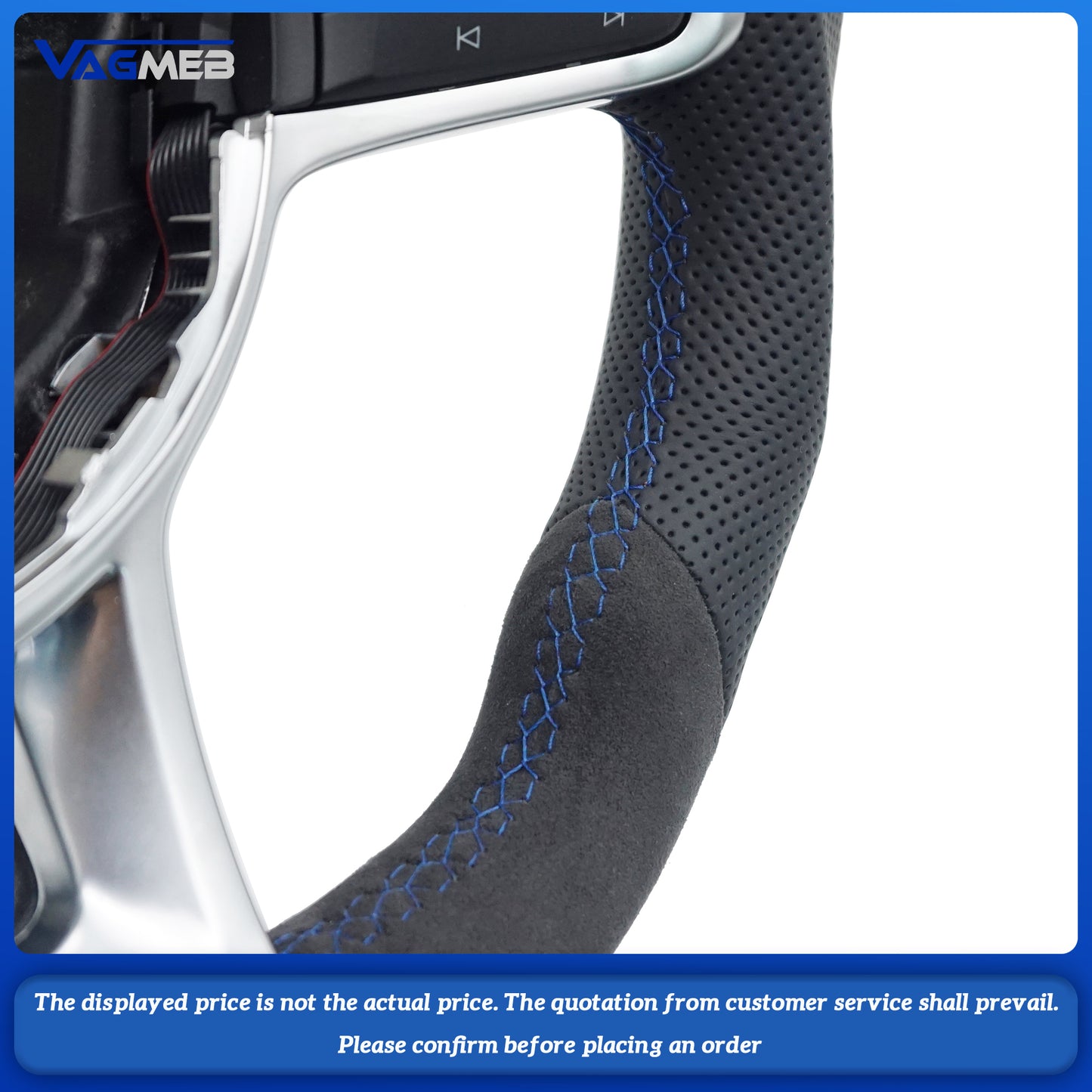 For VW Golf MK 6 7 7.5 GTI GTD GTE R Polo Customm carbon fiber RLine sports steering wheel