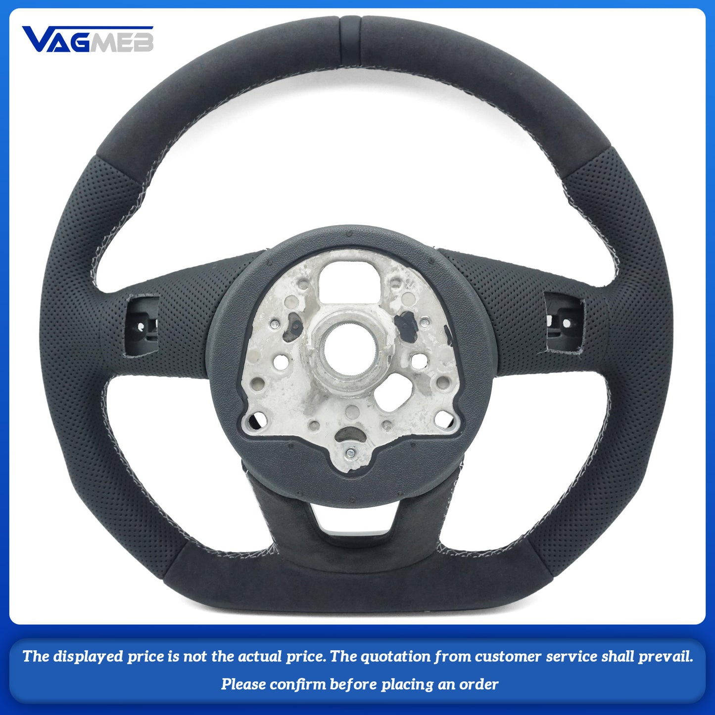 For Audi RS logo A3 A4 A4 B9 A5 B9 Steering wheel