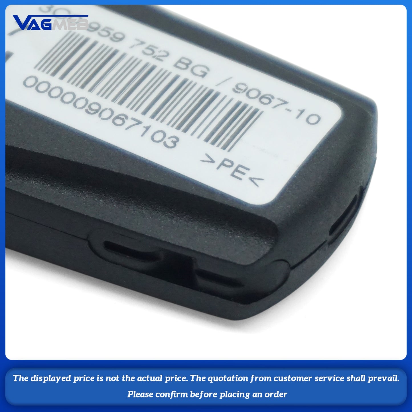 For VW Passat B7 key assembly ID46 434mhz supports keyless