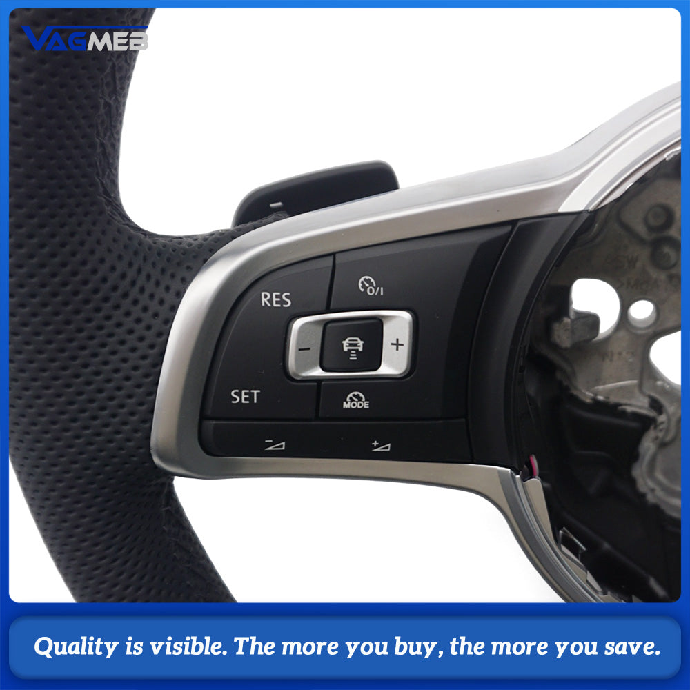 R R-Line Steering Wheel Assembly For VW Volkswagen CC Polo Golf 7 GTI Passat Tiguan Scirocco