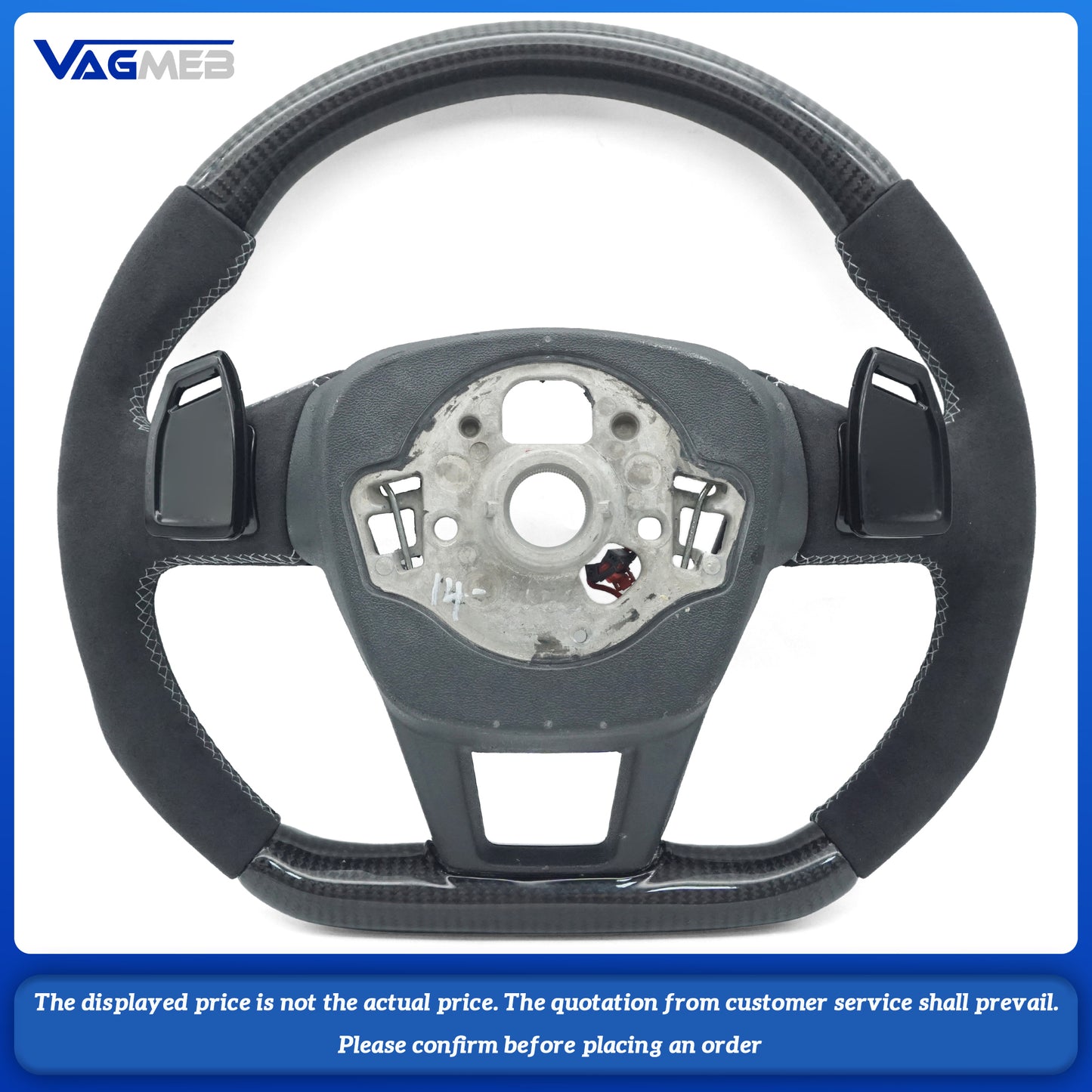 Sports Carbon Fiber Steering Wheel With heating For Audi A4 Q5 Q7 A3 Q3 A7 B8 A6 C8 A8 RS5 RS4 RS6