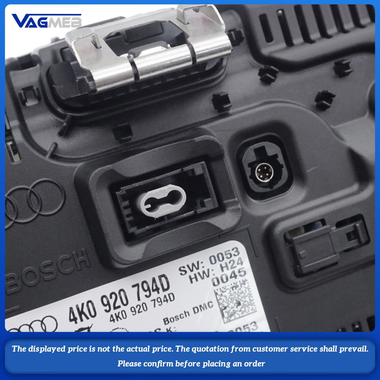 For Audi A6 C8 Speedometer Instrument Cluster Kit 4K0 920 794D