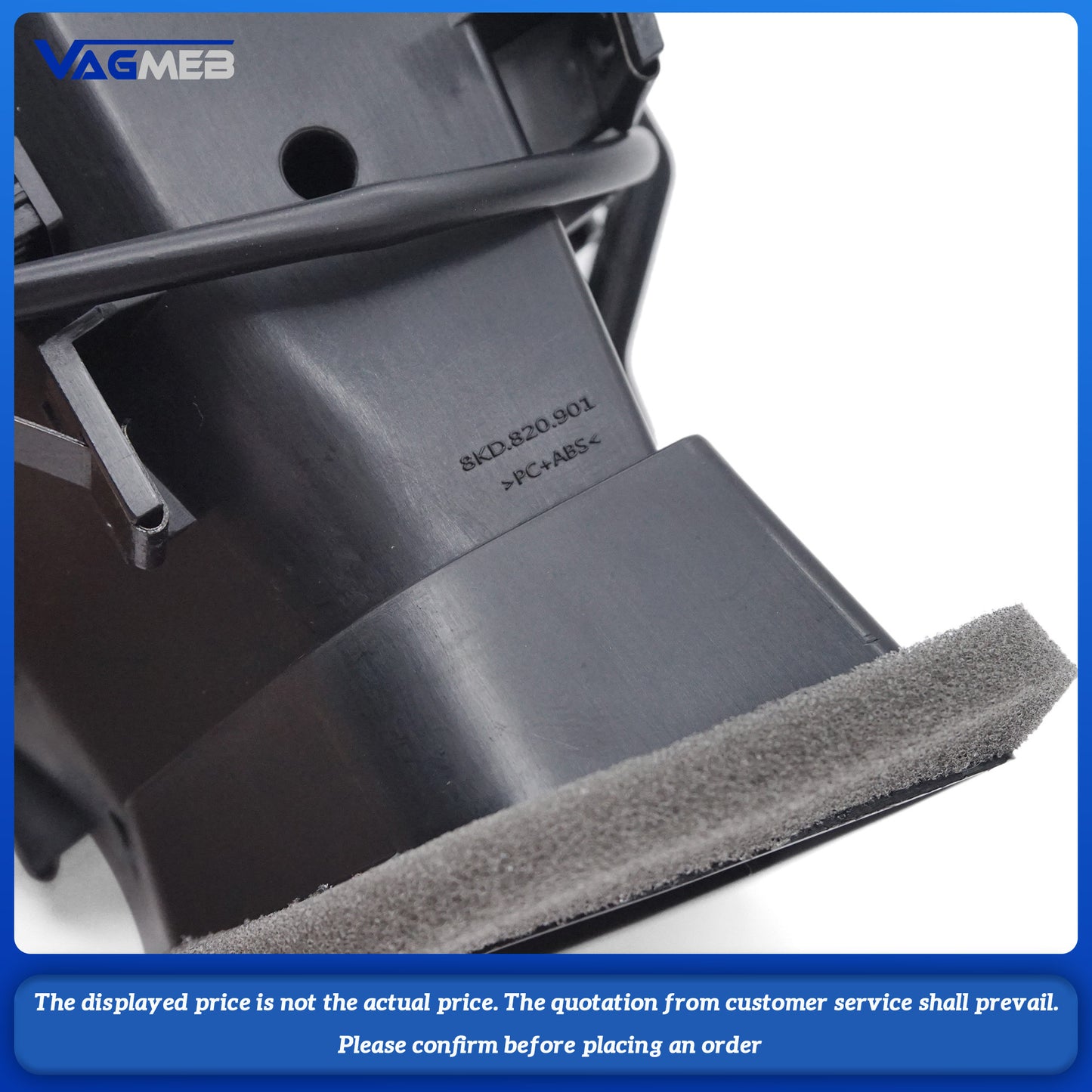 For Audi A4 B8 2009-2016 A5 Air Conditioner Air Outlet Air Conditioning Outlet Vent 8KD 820 901 8KD 820 902