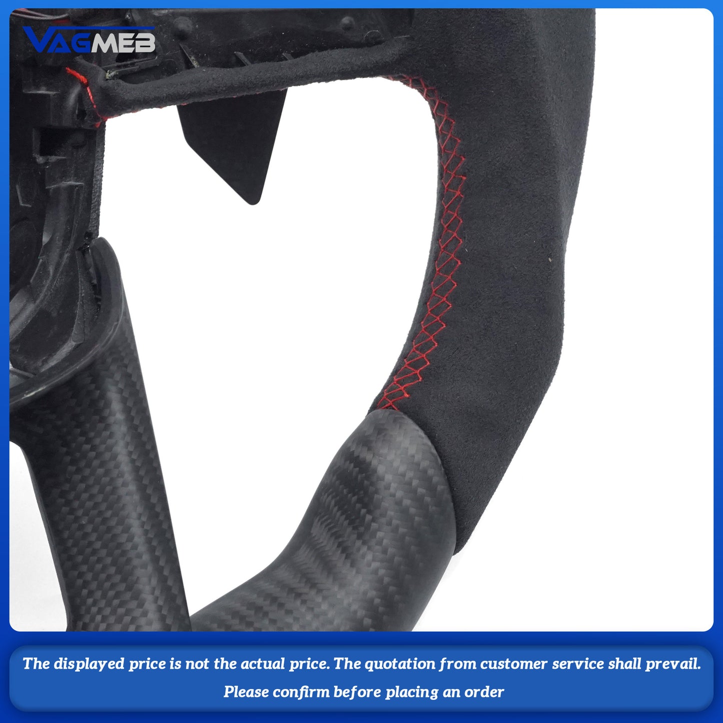 For Audi Q5 FY Q7 4M Q8 custom carbon fiber flat bottomed sports car steering wheel