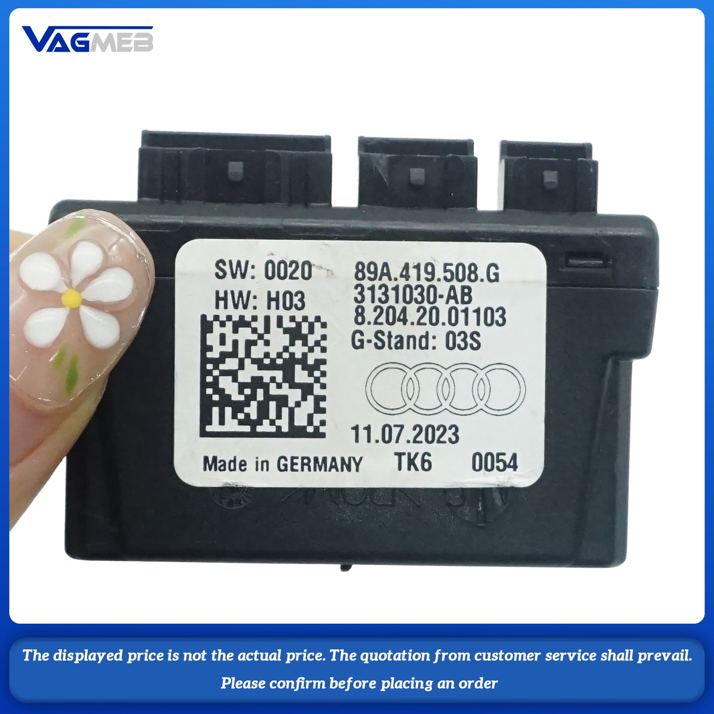 Steering Wheel Release Control Module For Audi Recognition Control Module 89A 419 508 G