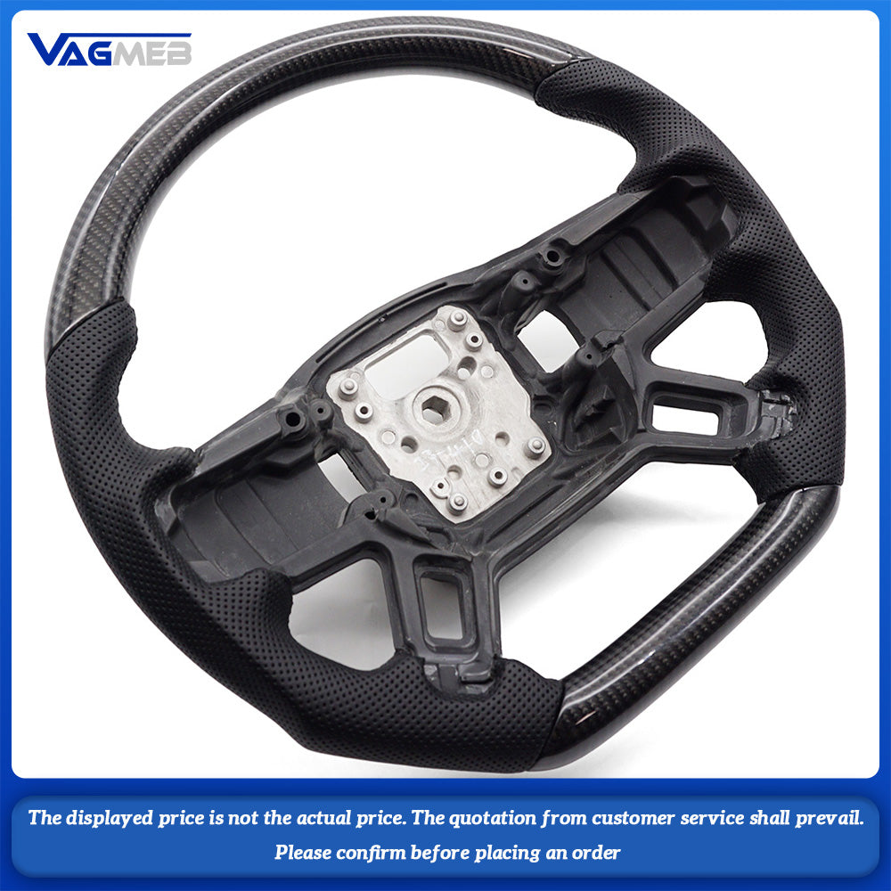 Racing Car Auto Parts Carbon Fiber Steering Wheel For Landrover Defender Full