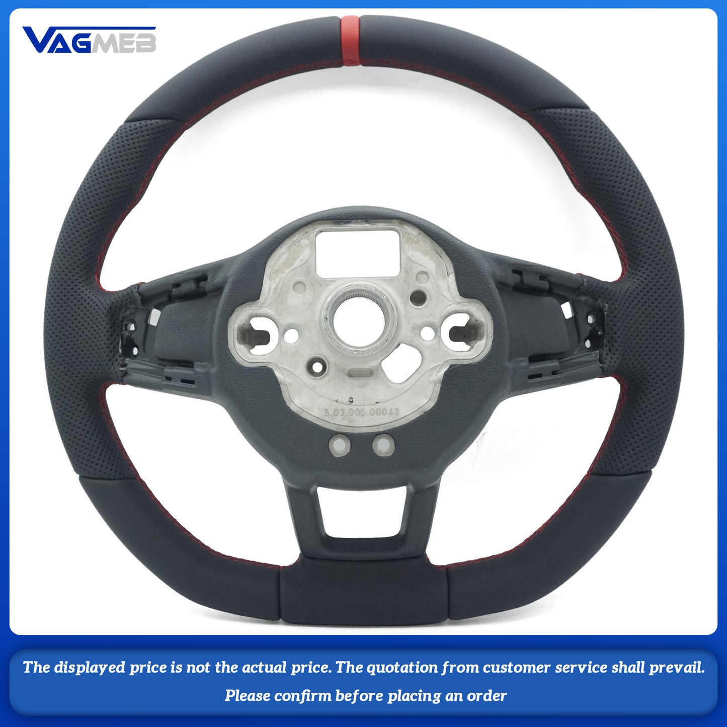 For VW Passat Tiguan Golf 7 7.5 Mk7 polo RGTI 7th generation sports Steering Wheel
