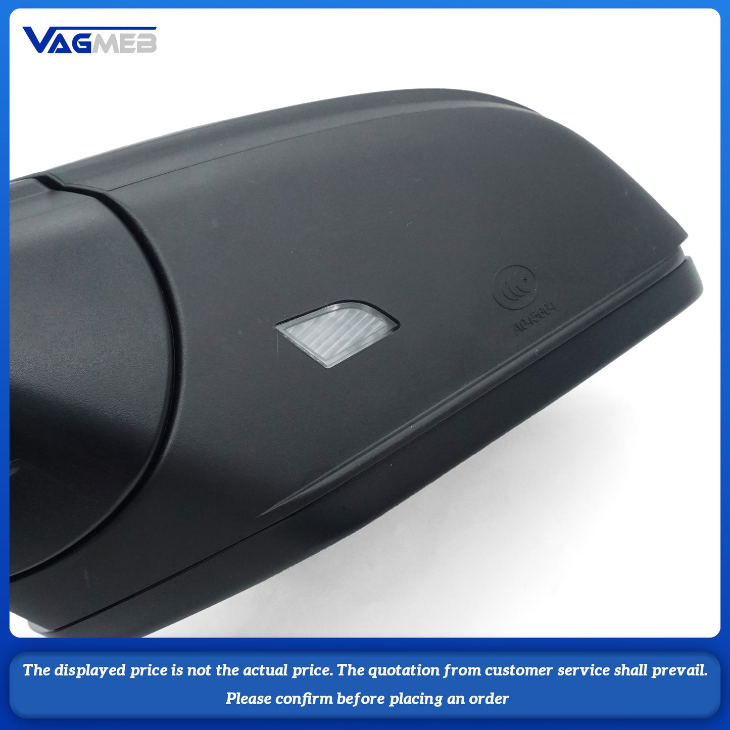 For the 2017 VW Atlas electrically folding rearview mirror half assembly
