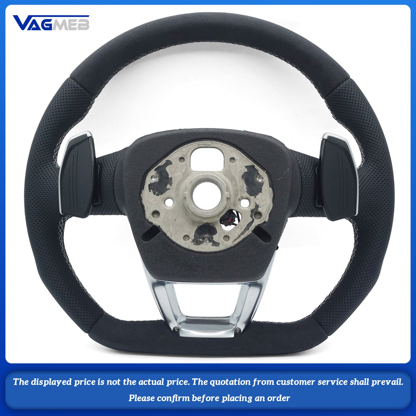 For Audi S Logo Q5 FY - Light gray trim with heated steering wheel