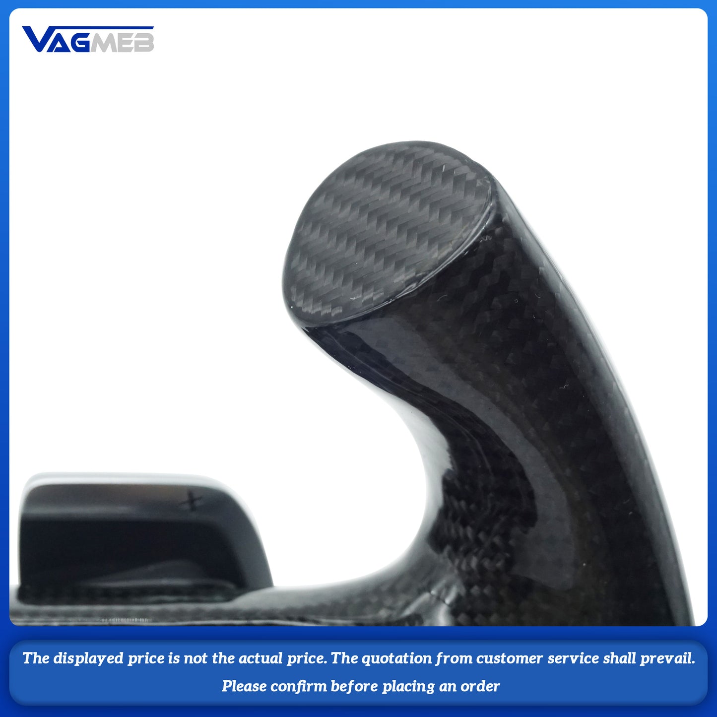 For Audi A8 Four spoke carbon fiber steering wheel with shift paddles
