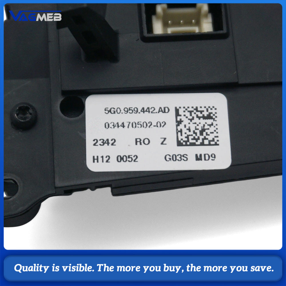 Original 5G0 959 442 AD ACC Rline Steering Wheel Control Button For VW