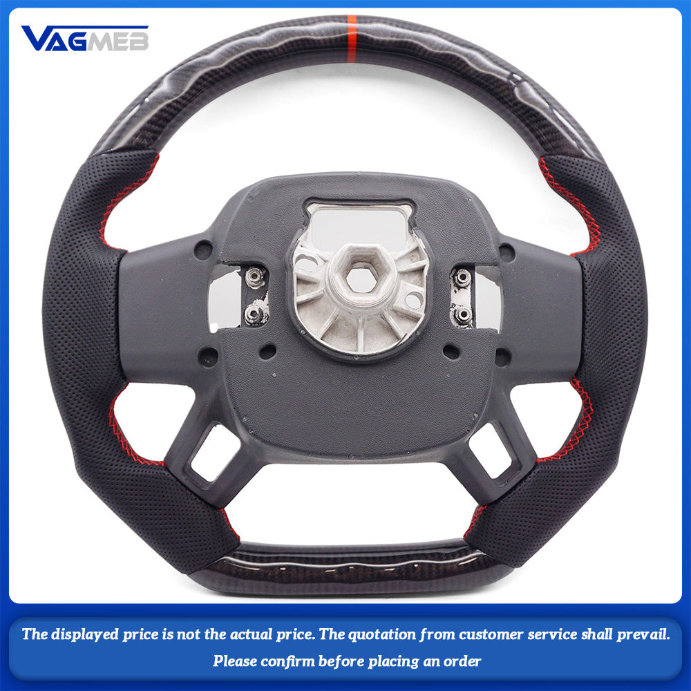 Racing Car Auto Parts Carbon Fiber Steering Wheel For LandRover Defender Full