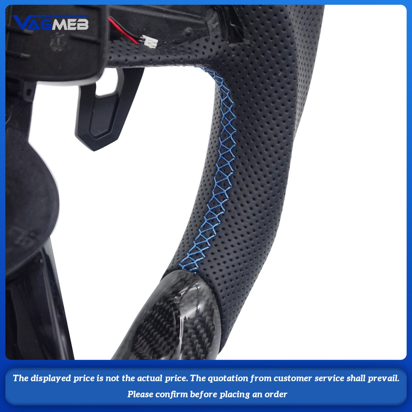 Carbon Fiber Steering Wheel for Audi Q3 Q5 Q7 Q8 Q5L Q7L RSQ7 QSQ5 RSQ8 RSQ3 SQ5 S3 S4 S5 S6 S7 S8 A3 A4 A6 A5 A7 Steering Wheel