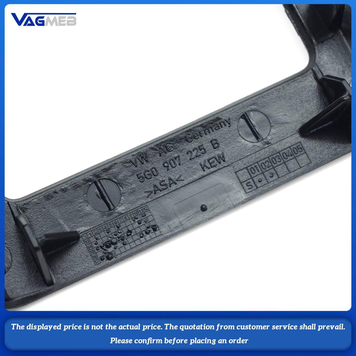 Genuine ACC Module Front Bumper Radar Trim Cover For VW Golf MK7 5G0 907 225B
