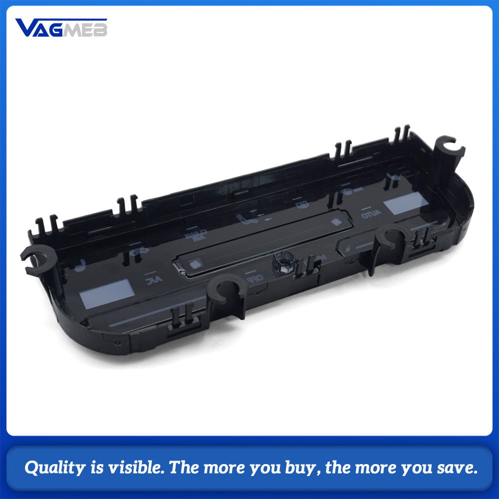 Climate Control Panel Front Cover 3CC Series, Touch Screen AC Panel Housing With Seat Heating Button Frame, Replacement Air Conditioner Control Panel Shell