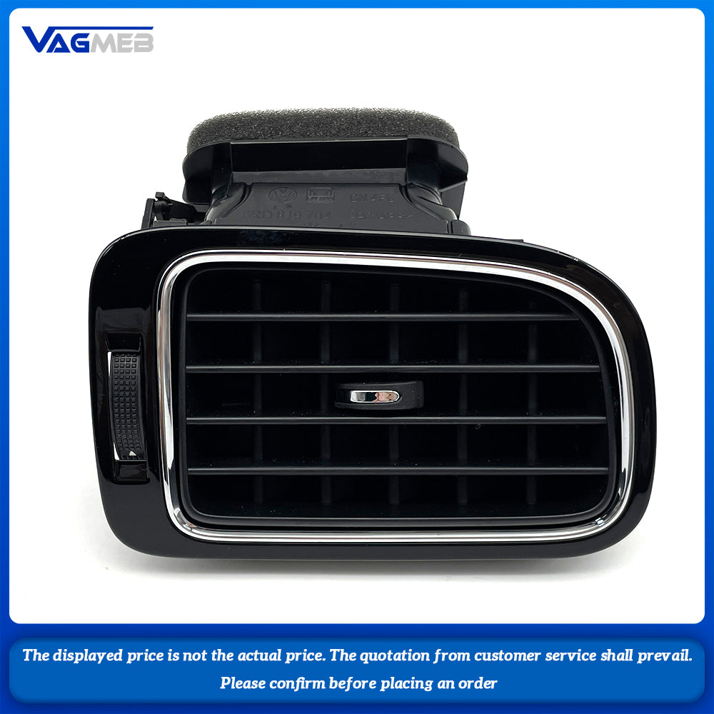 Matte Black Left Right Central Dashboard AC Air Outlet Vent For VW Polo 2014 2015 2016 6RD 819 704 6RD 819 703