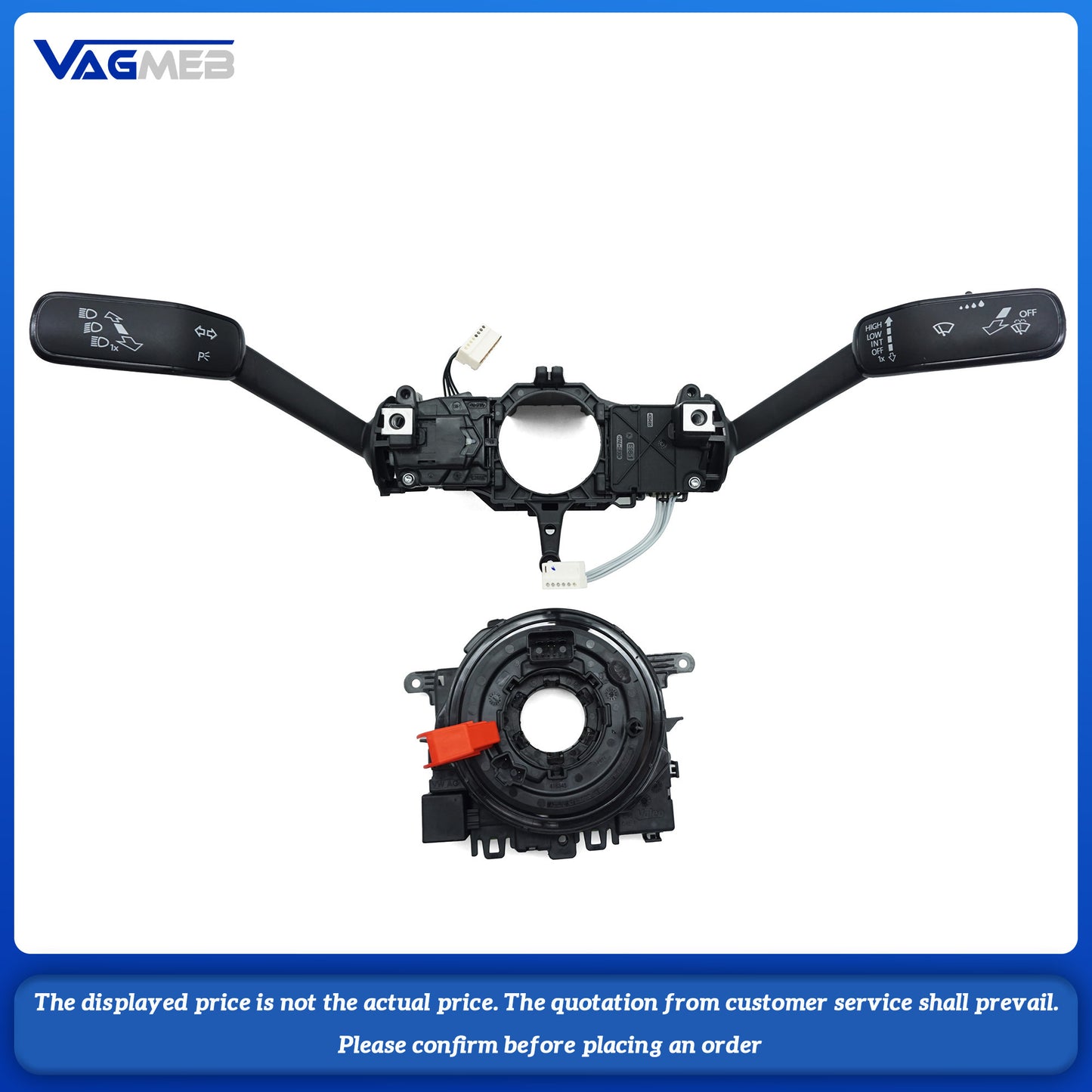 5Q1 953 521 BK Car Steering Wheel Wiper Headlight Controller Combination Switch For VW Passat CC TAYRON T-Roc