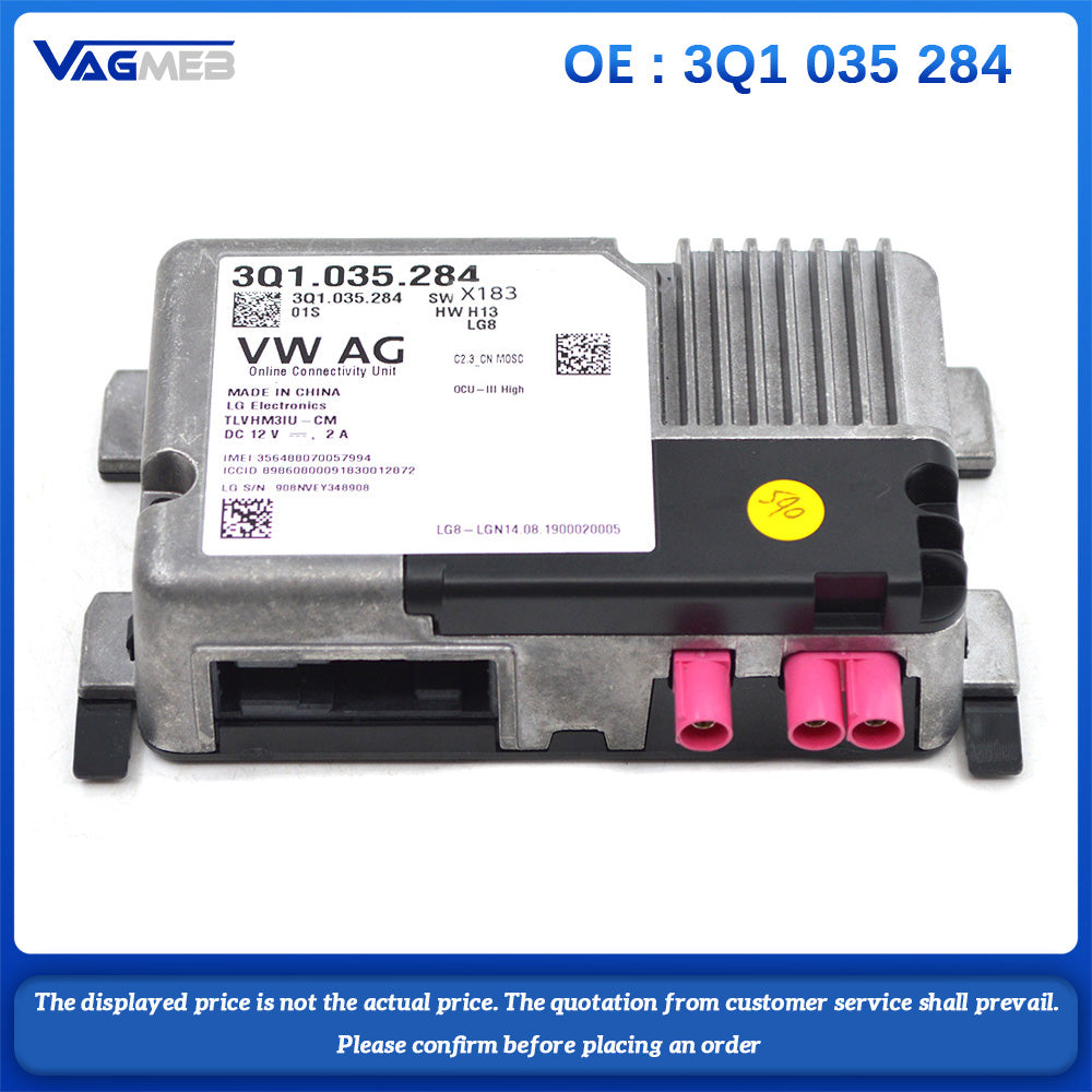For VW Passat B8 PA Ethernet receiving module 3Q1 035 284