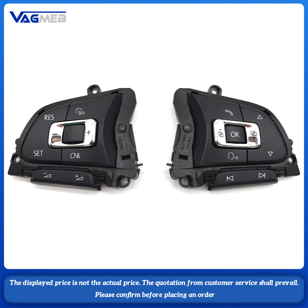 For VW Golf 7 MK7 GTI multifunctional steering wheel button cover shell decorative cover