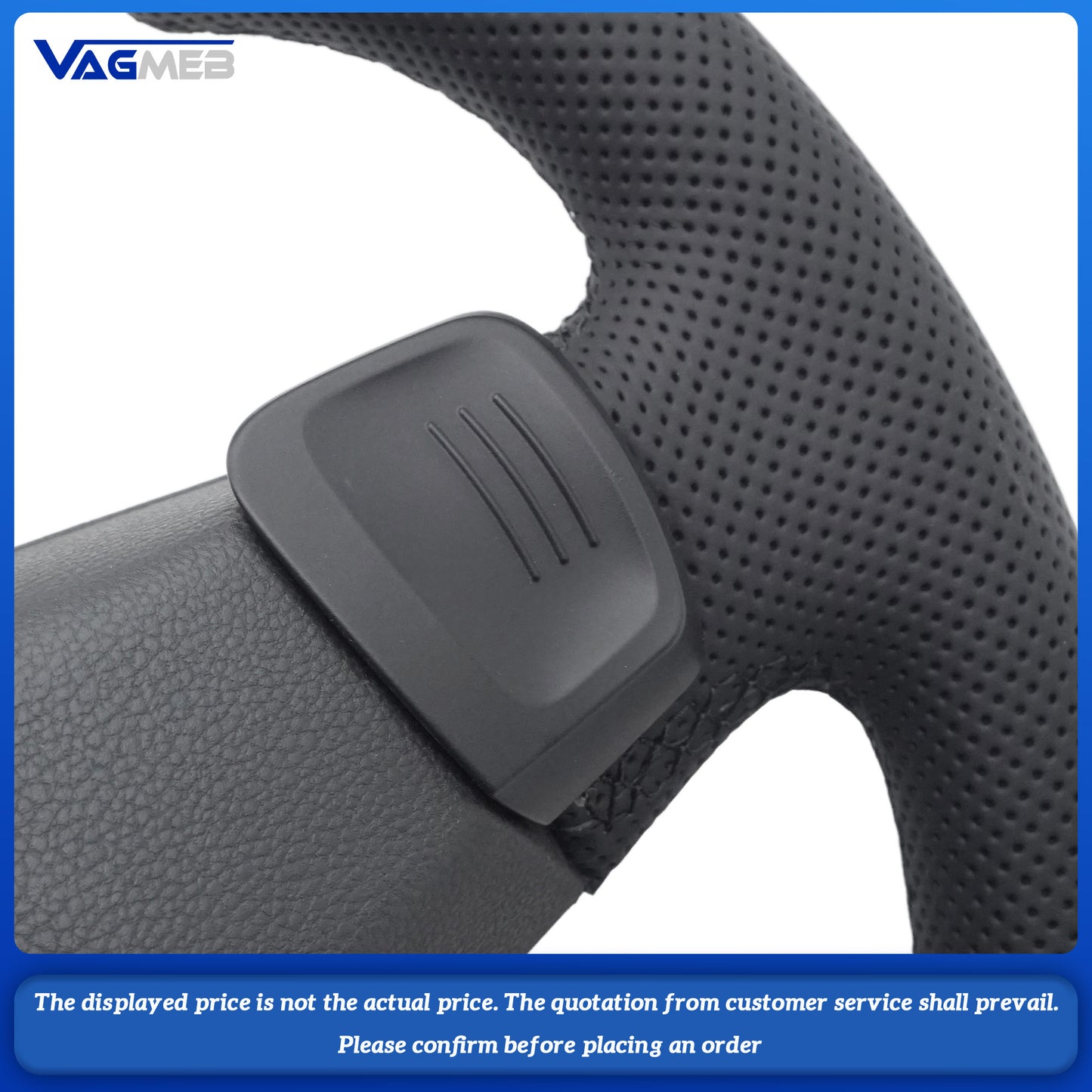 For VW Passat B8.5 Heated small paddle shifters steering wheel