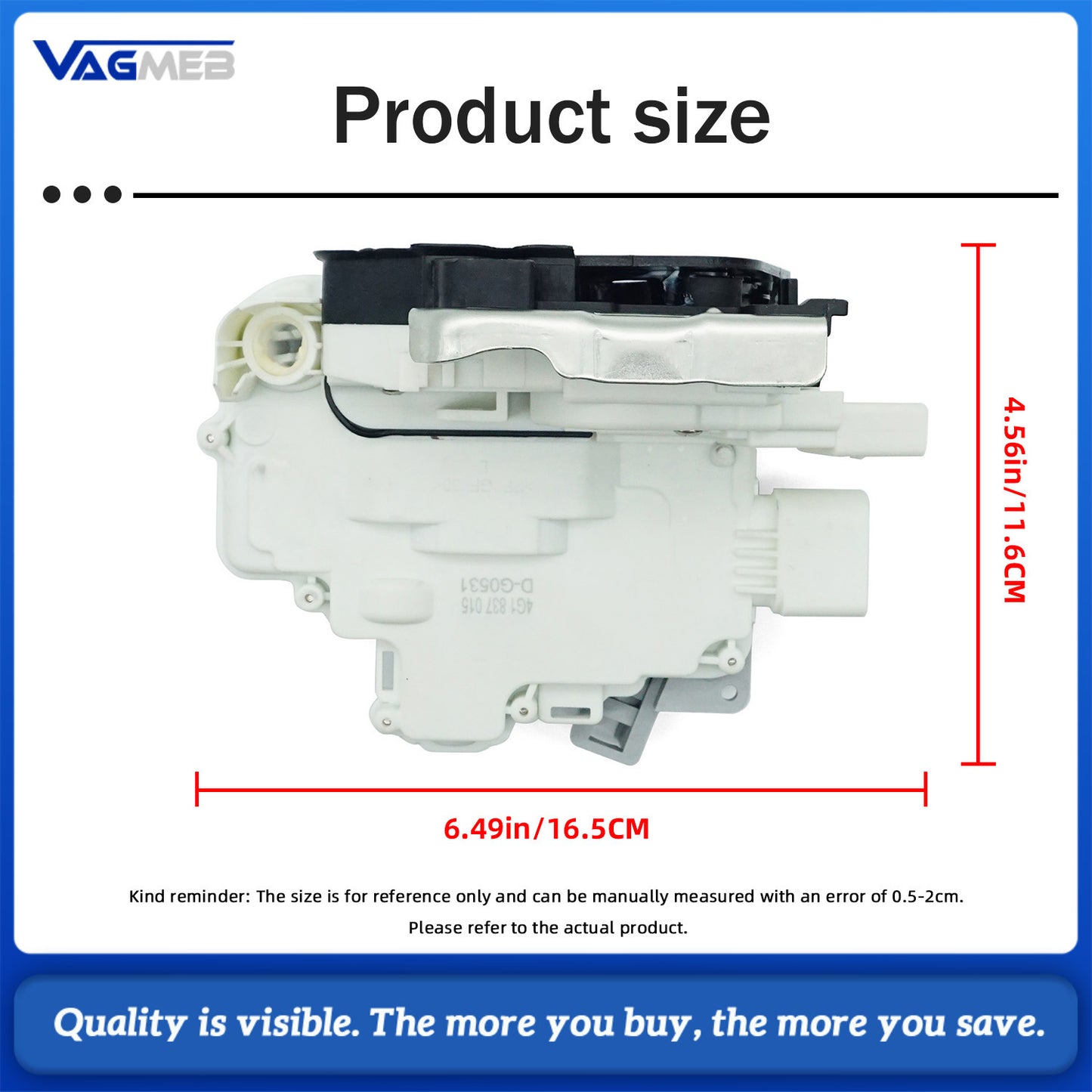 Door Lock Actuator 4G1837015 4G1 837 015 left front For Touareg For Audi A6 C7 A7 A7 Sportback 4G1 837 015