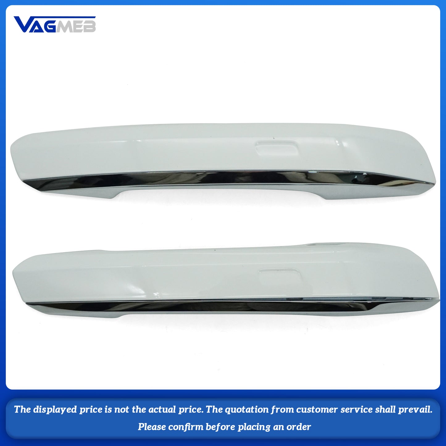 For Audi A4B9 2017 Door handle shell white set of four 8WD 837 875C 875B 876B