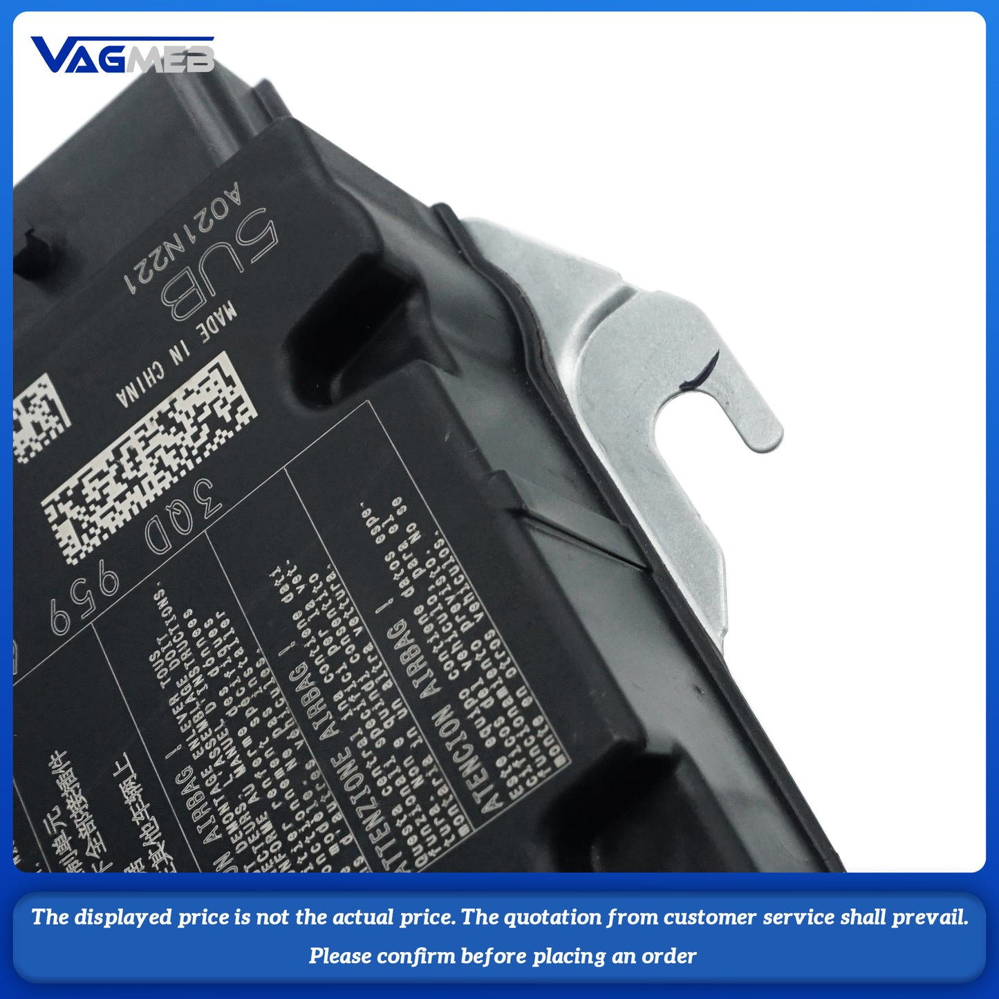 Restraint Diagnostic Control Module Unit For VW Passat 3QD 959 655 BA