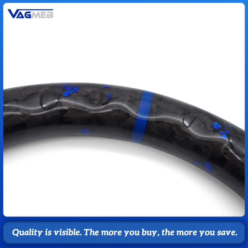 Real Carbon Fiber Steering Wheel for VW Golf MK7 2015-2019 Golf 7 R 2015-2017