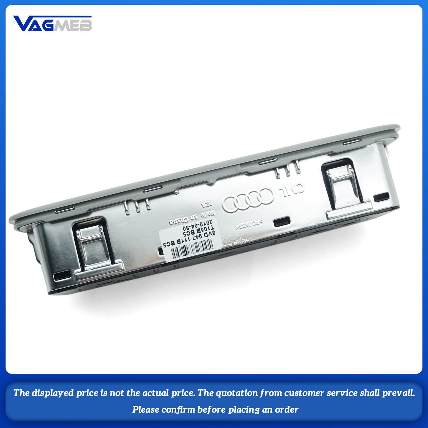 Indoor Rear Reading Light LED Reading Lamp For Audi A3 Q3 8V0 947 111 B