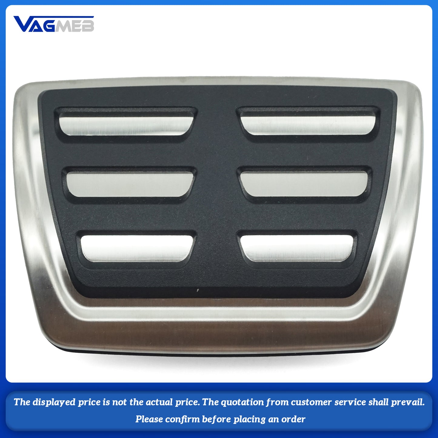 For Audi Q5 FY A6C8 LHD No Drilling AT Car Accelerator Fuel Gas Brake Foot Footrest Dead Pedal Pad Kit Set