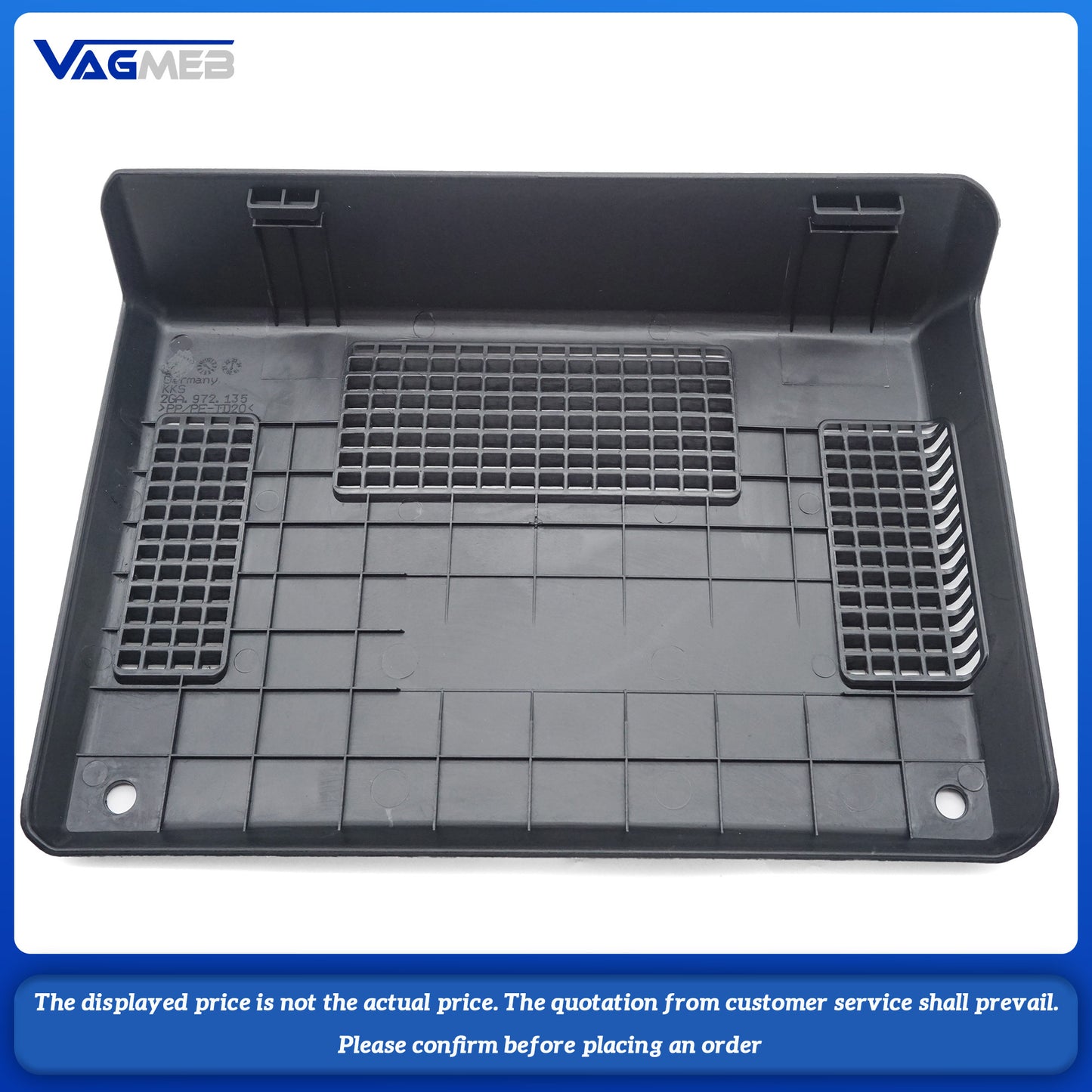 For VW 2021 Tiguan MK2, Ethernet amplifier bracket + cover plate 2GA 972 135 2GA 035 933