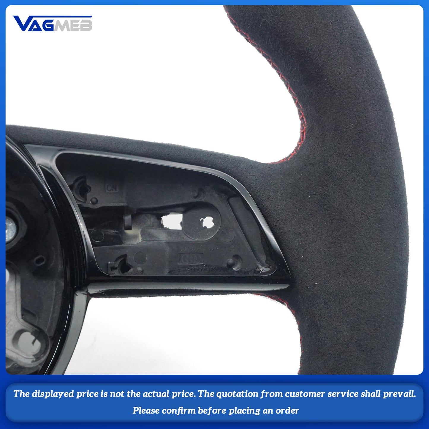 For Audi RS logo A4B9Steering Wheel Flat Bottom Steering Wheel Campaign Assembly