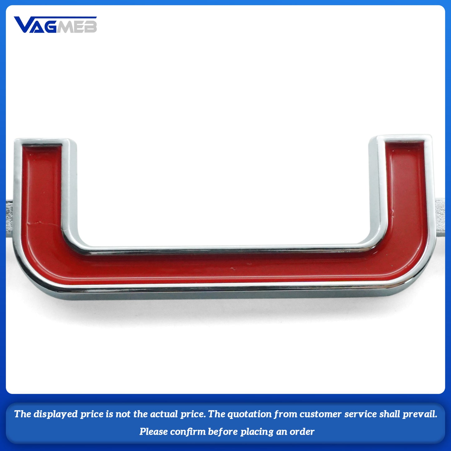 ABS Car Exterior Front Grille Emblem For Audi Quattro Logo A3 A4 A5 A6 A6L A7 A8 Q3 Q5 Q7 S3 S4 S5 RS3 RS4 RS6 Badge Accessories