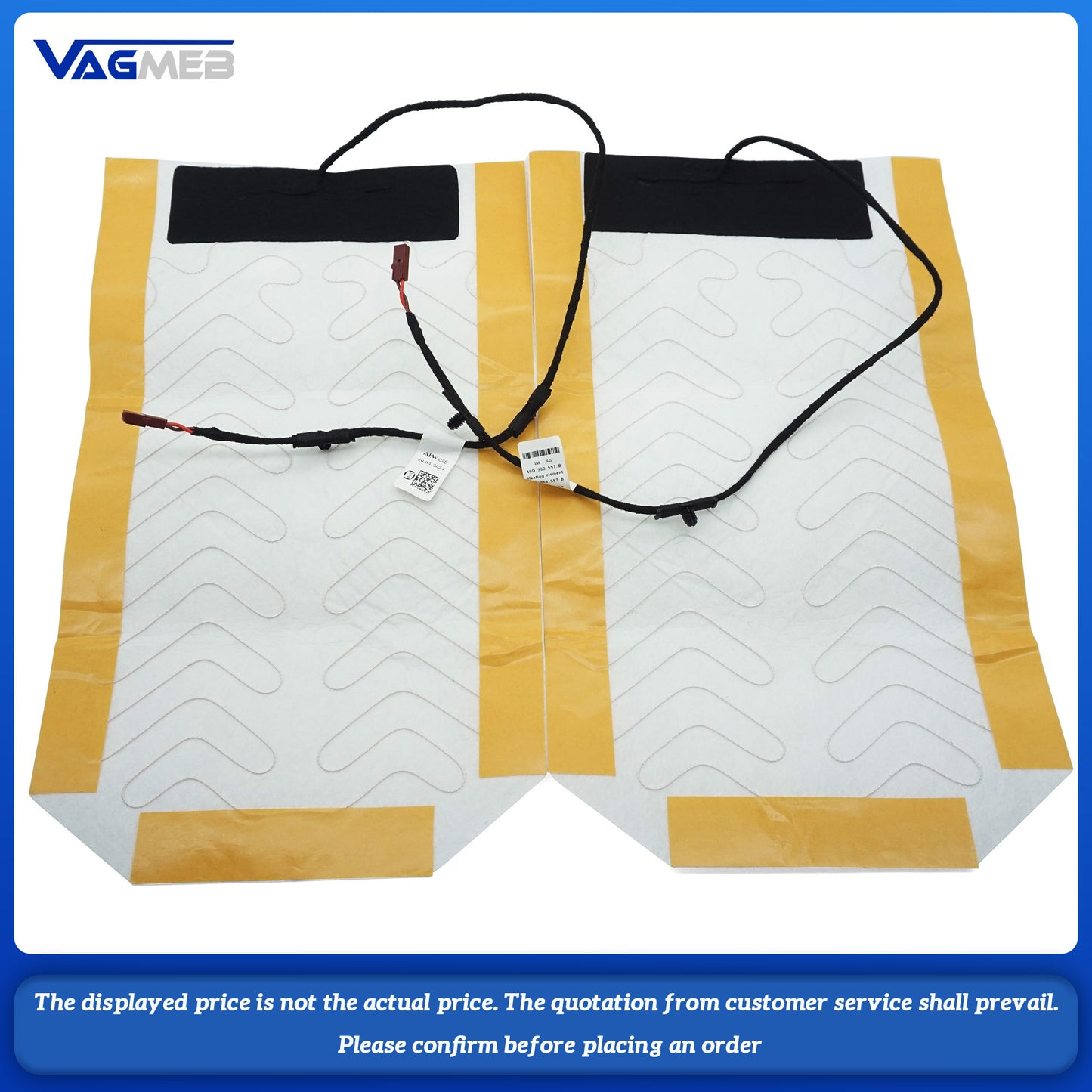 A set of front heating pads for VW 2019 Lavida