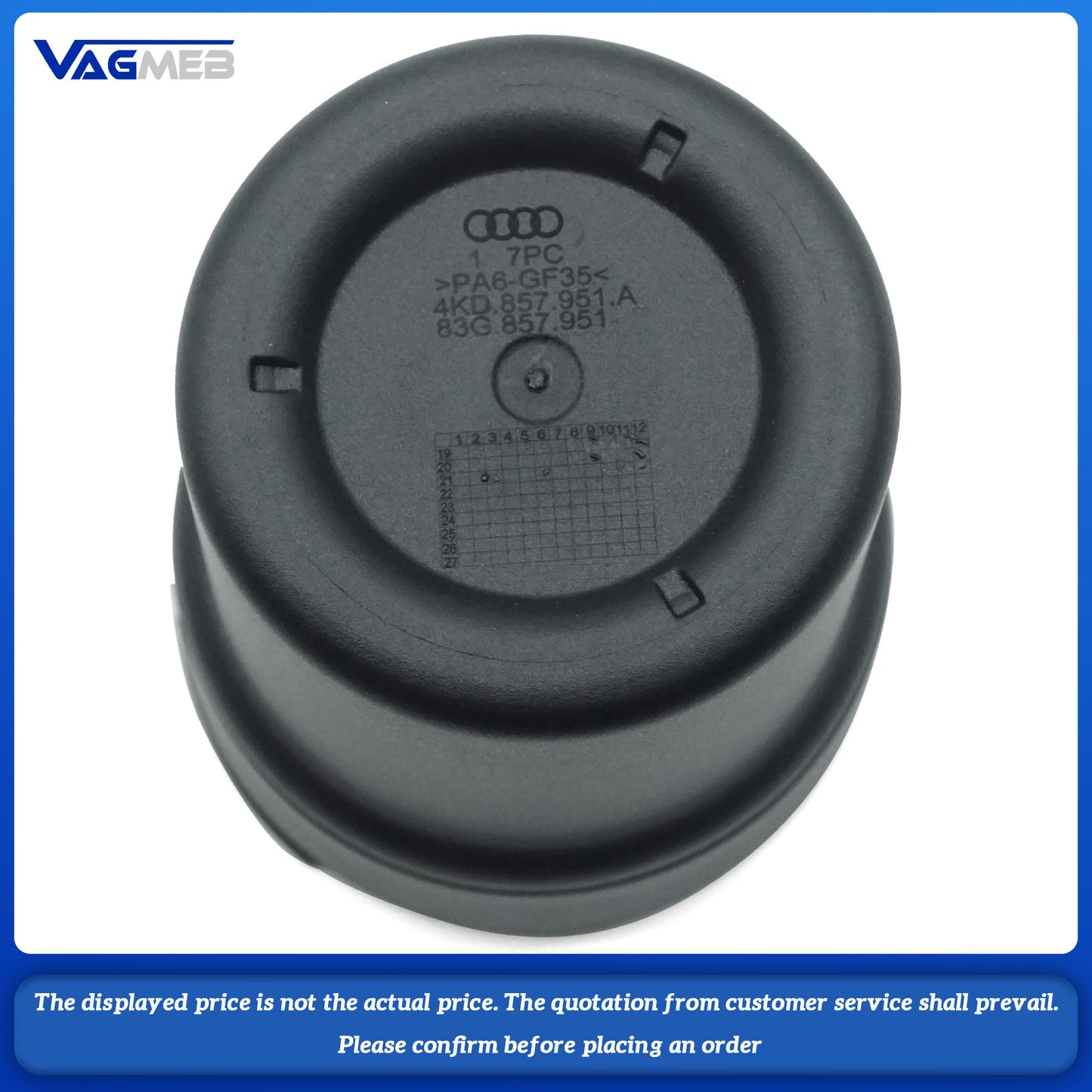 General Purpose Car Ashtray Original For Audi Q3 Trash Interior Modification Stuff Auto Accessories