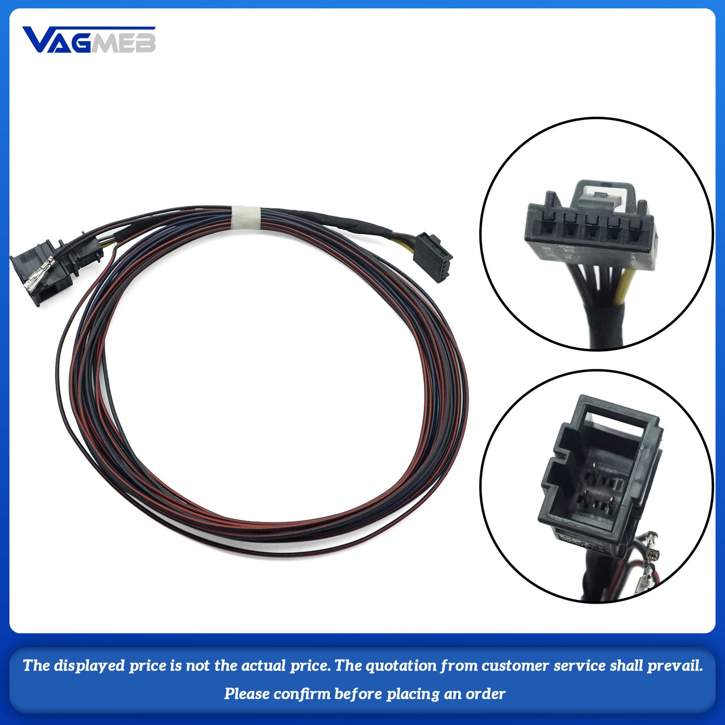 Adapter cable harness For upgrading and installing LED taillights For Audi A4 B9
