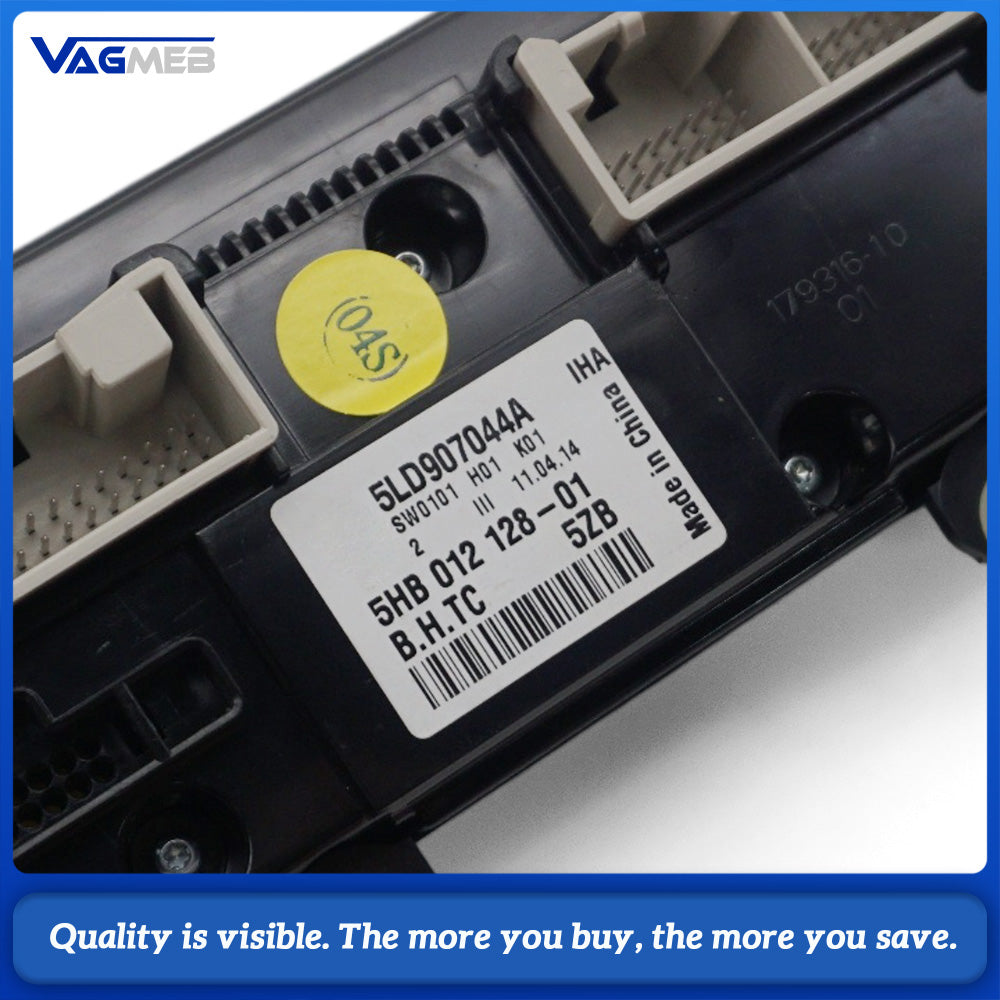 For Skoda Yeti Auto AC Heater Control Switch With Seat Heating REAR Lock OE 5LD 907 044 A