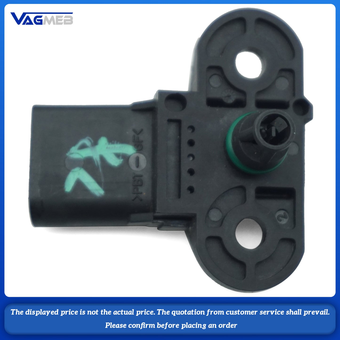 MAP Pressure Sensor 03C 906 051 051F For VW Eos Polo Jetta Golf Passat Bora Touran Audi A3 A4 A6 Q5 Skoda Seat 03C906051 0261230095