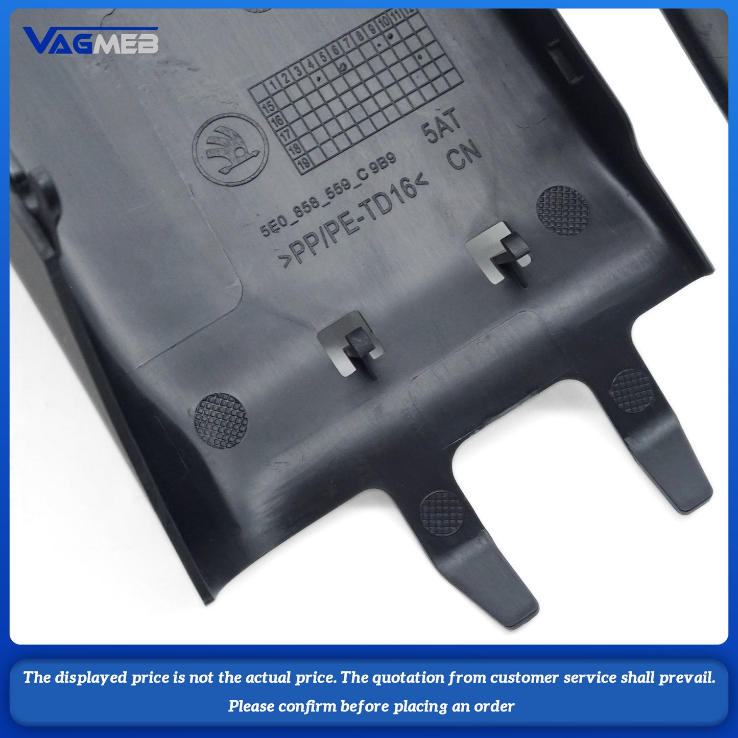 For VW Skoda Octavia cruise switch Panel cover 5E0 858 559 C