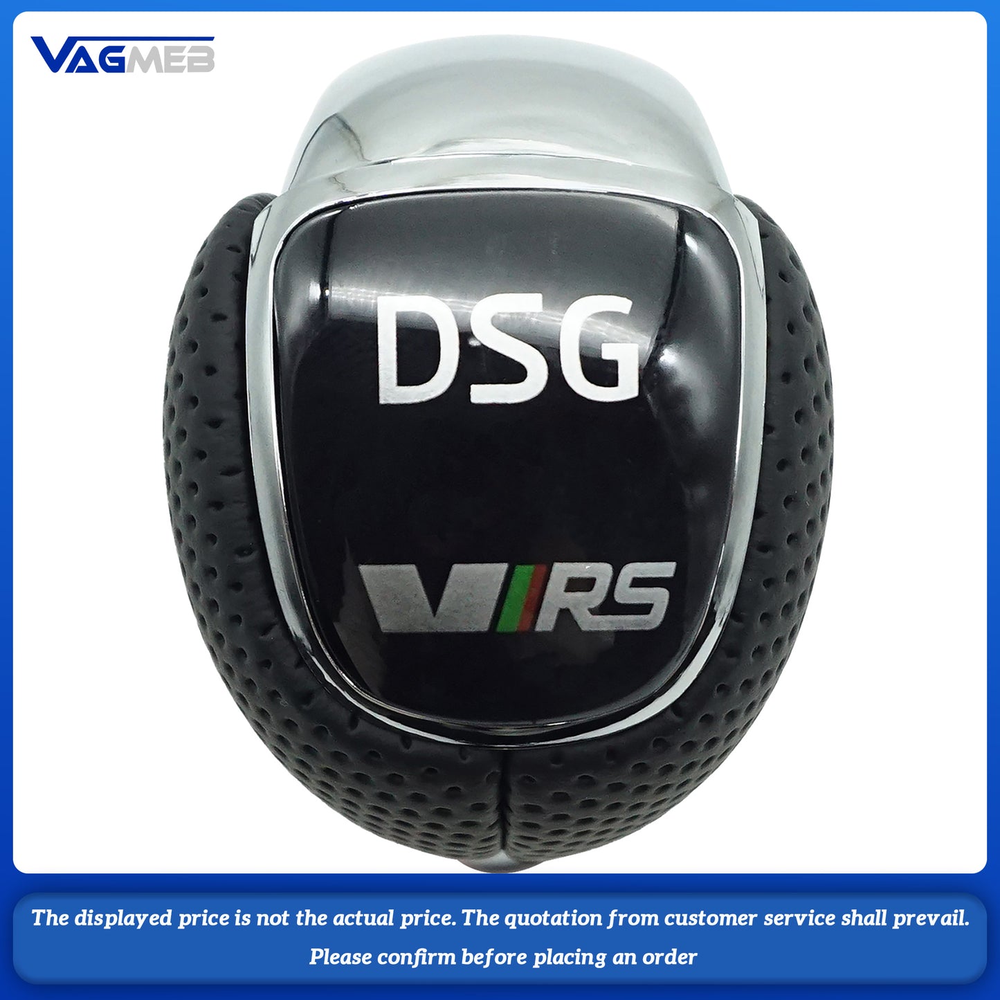 DSG Gear Shift Knob Leather Side Cover Interior Parts Accessories For Skoda Octavia Superb Fabia Yeti