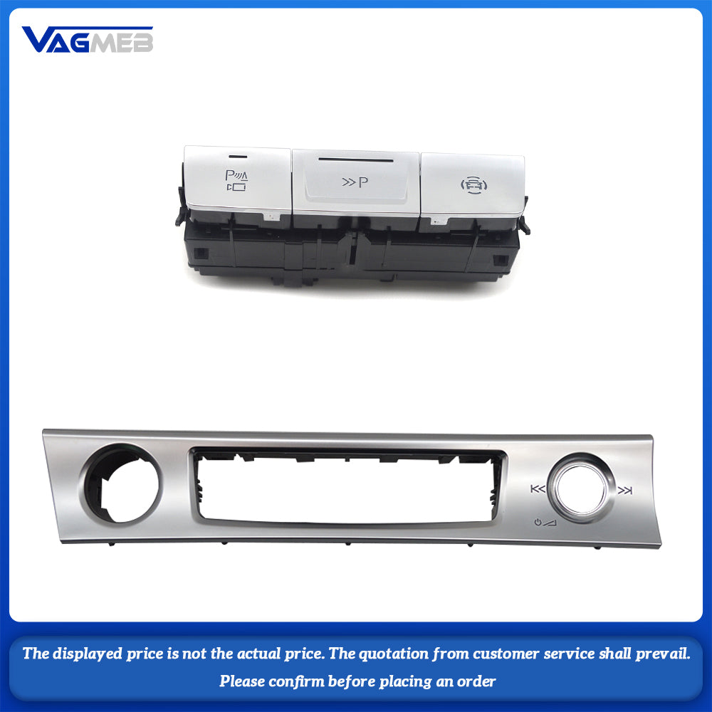 For Audi A6 C8 A7 A8 Q7 Q8 PDC Parking Radar Switch Silver Chrome Multi function Switch 4N0 959 673 J