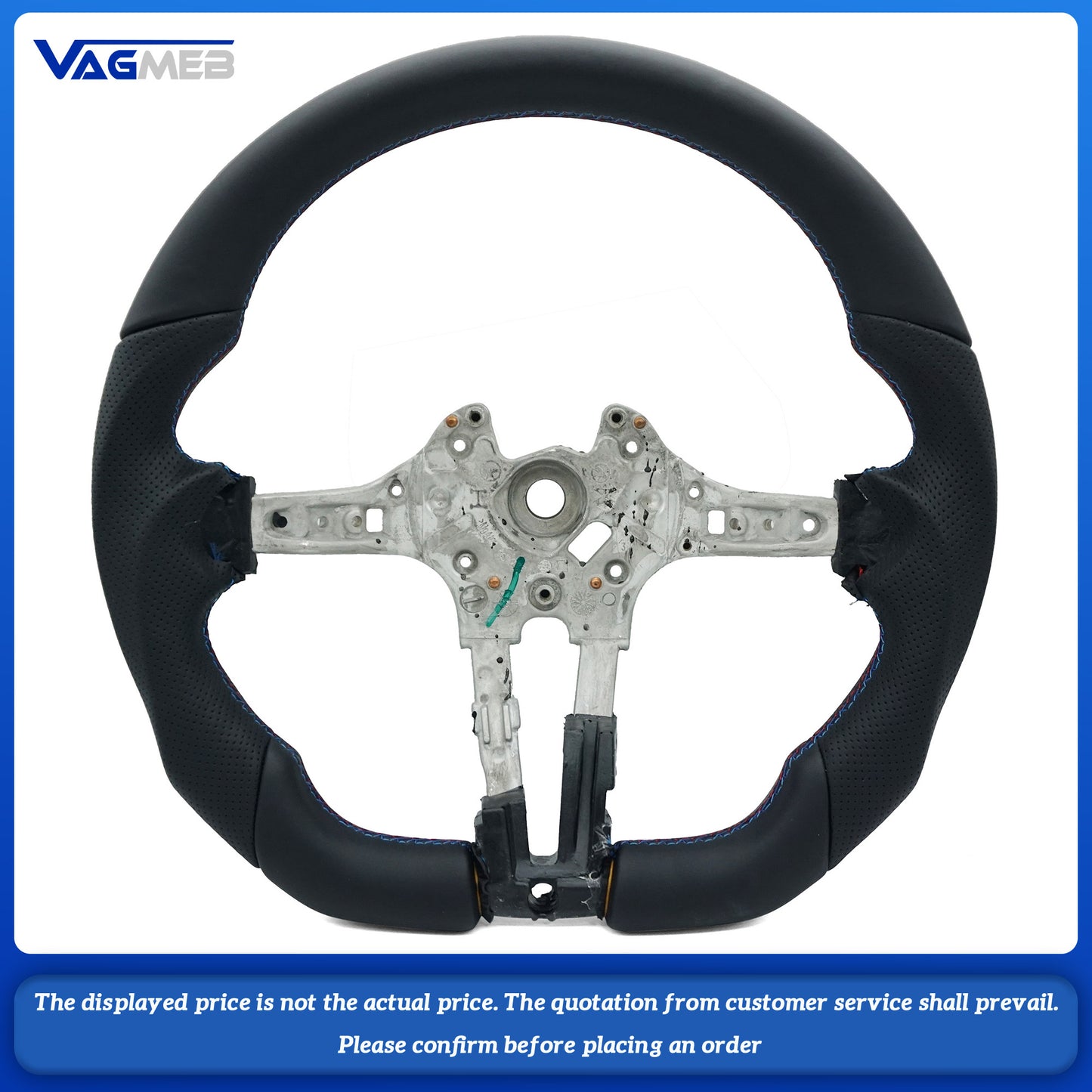 TDD Real Carbon Fiber Car Steering Wheel For BMW M M3 M5 M6 F01 F02 F06 F07 F10 F11 F12 F13 F30 F32 F80 F91 E90 E91 E92