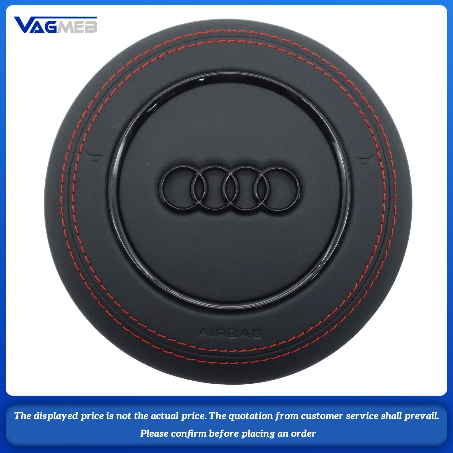 Steering wheel airbag cover multifunction steering wheel For Audi R8 TT