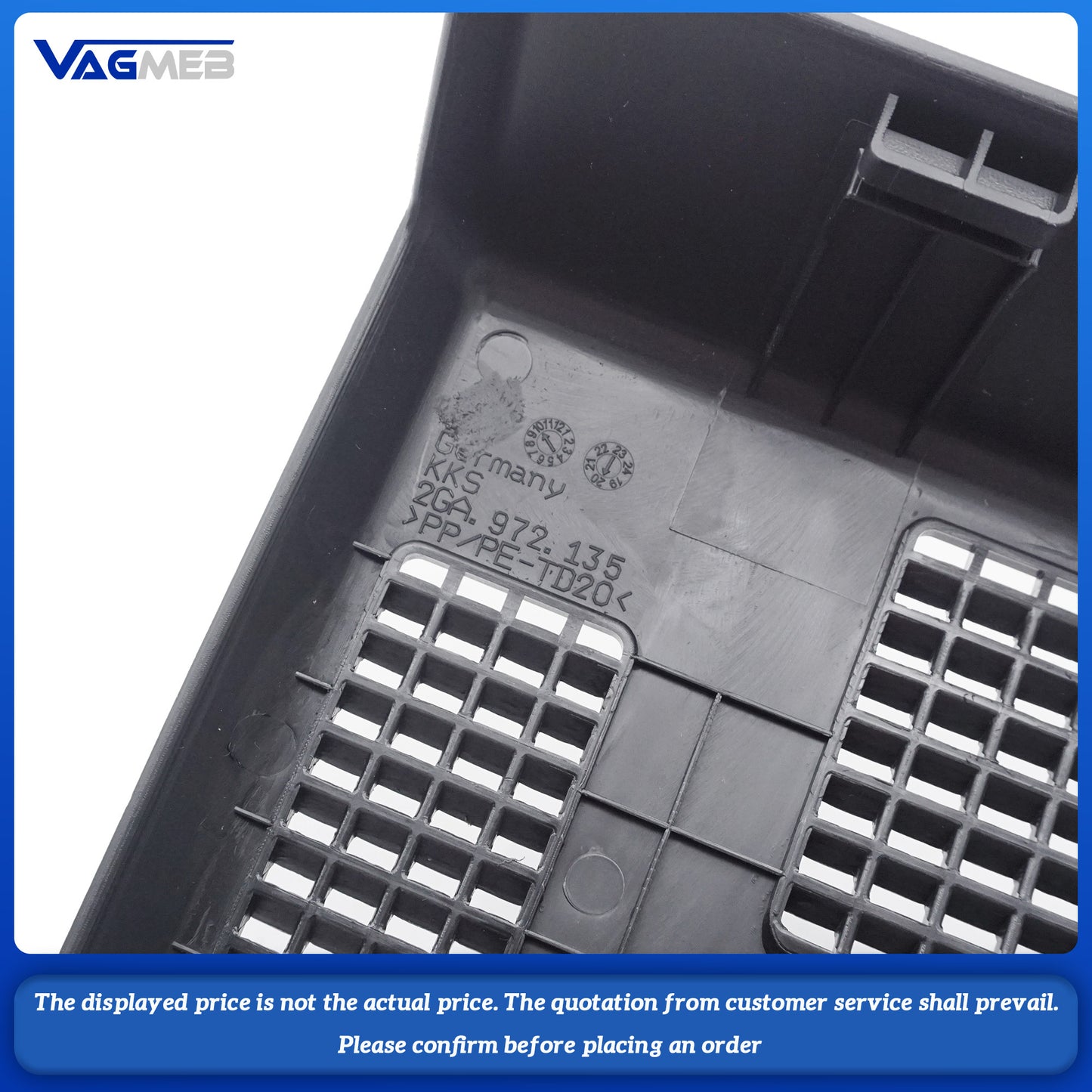 For VW 2021 Tiguan MK2, Ethernet amplifier bracket + cover plate 2GA 972 135 2GA 035 933