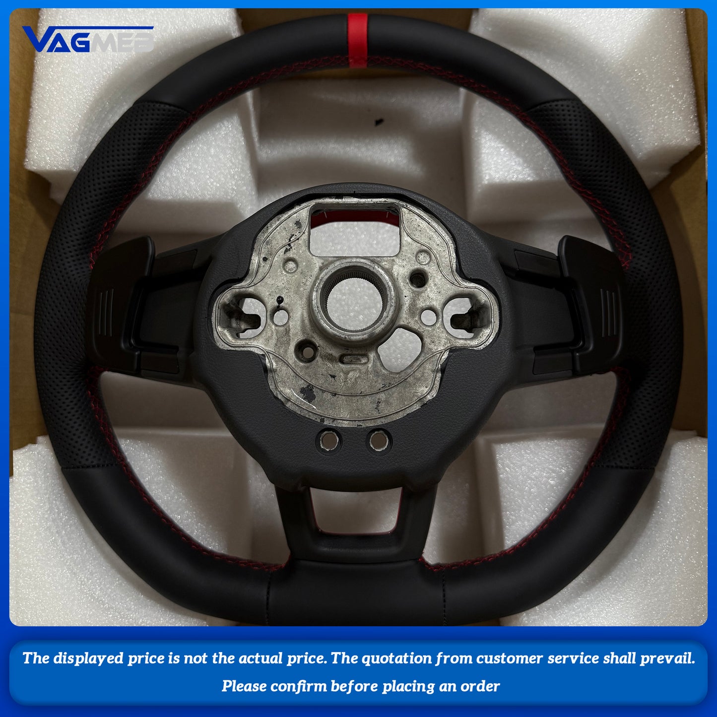 Steering Wheel For VW Golf 7 MK7 Polo gti 7 jetta passat R-Line Golf 6 CC