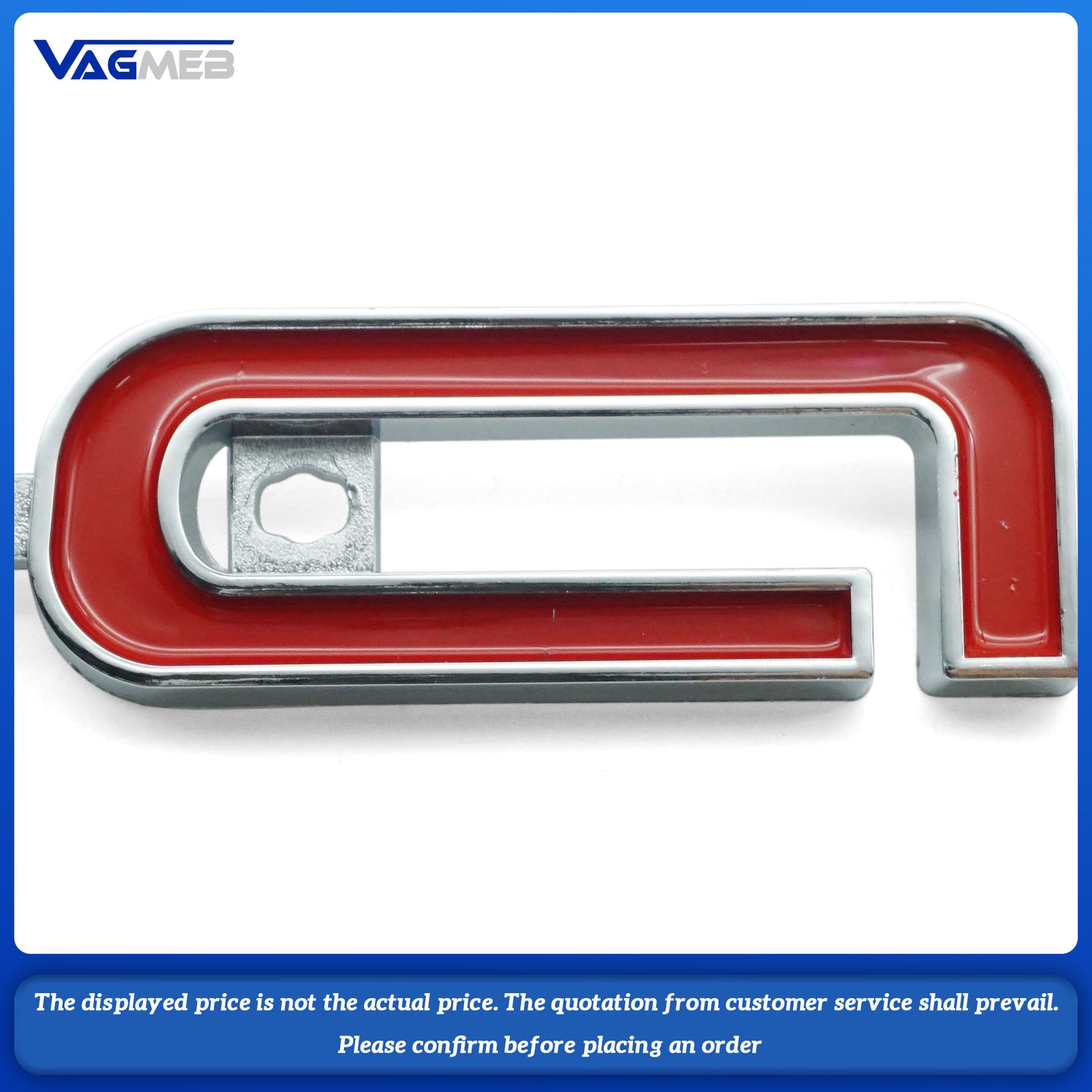 ABS Car Exterior Front Grille Emblem For Audi Quattro Logo A3 A4 A5 A6 A6L A7 A8 Q3 Q5 Q7 S3 S4 S5 RS3 RS4 RS6 Badge Accessories